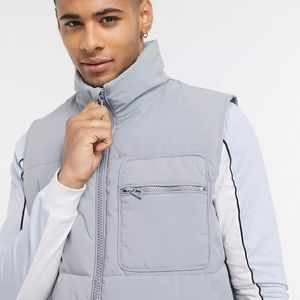Men’s Topman Puffer Vest